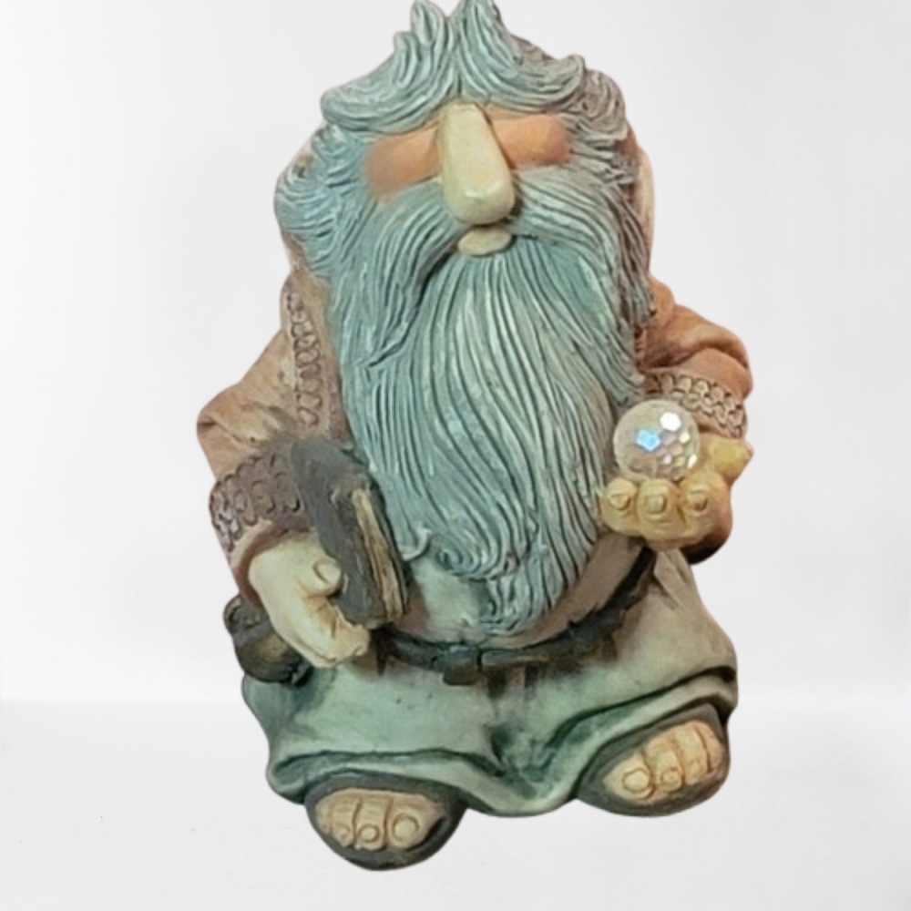 Vintage Krystonia Troll Resin Figurine Rueggan Made In England  Fantasy gnome